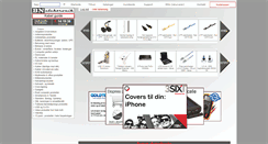 Desktop Screenshot of bn-elektronik.dk